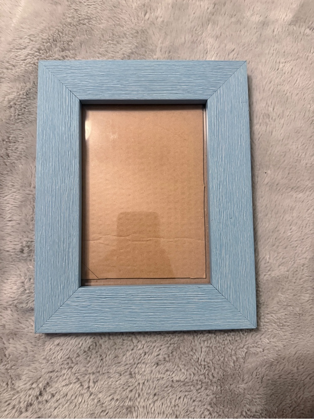 Mainstays 5x7 Light Blue Textured Picture Frame | Wall & Tabletop Decor